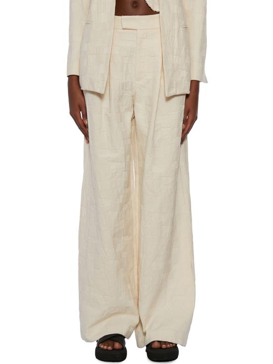  노스트라싼티시마 스트레이트 팬츠 F2BWOMP51 WHITE