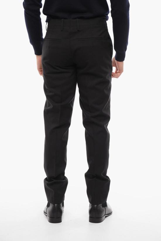  오프화이트 스트레이트 팬츠 OMCA211C99FAB001 1001 Nero Bianco e - OFF WHITE