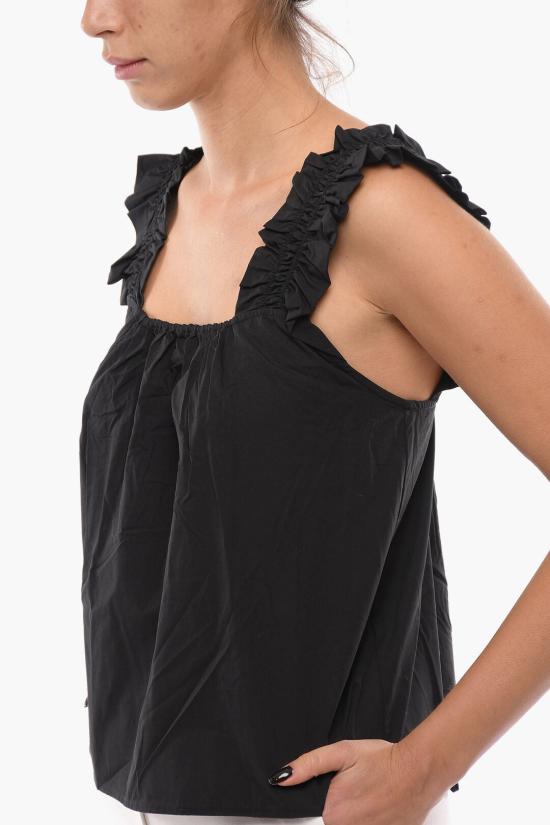  삼소앤삼소 민소매 티셔츠 F00001123 0 BLACK Black - SAMSOE SAMSOE