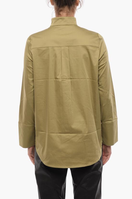  노트 뒤 노르드 블라우스 12696 0 424 ITALIAN OLIVE Green - NOTES DU NORD