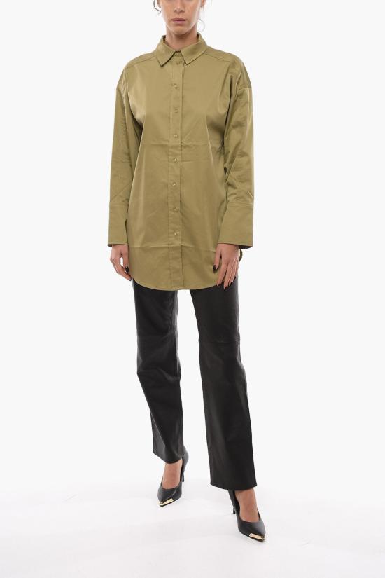  노트 뒤 노르드 셔츠 12688 0 424 ITALIAN OLIVE Green - NOTES DU NORD