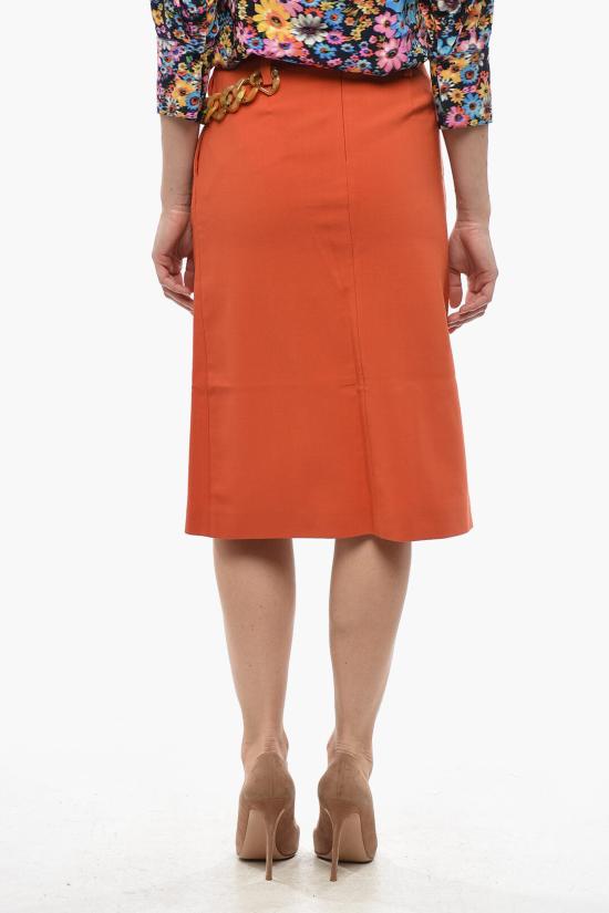  스텔라 맥카트니 미디 스커트 6300093AU7017510 Orange - STELLA MCCARTNEY