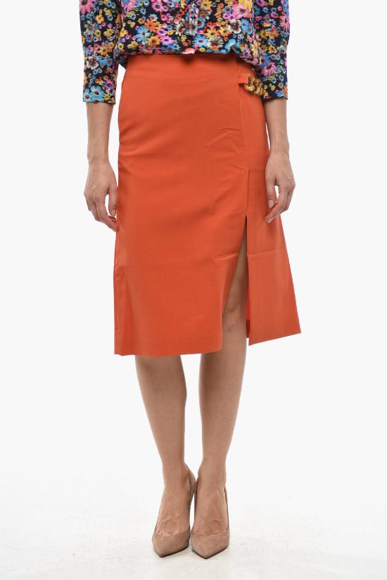  스텔라 맥카트니 미디 스커트 6300093AU7017510 Orange - STELLA MCCARTNEY