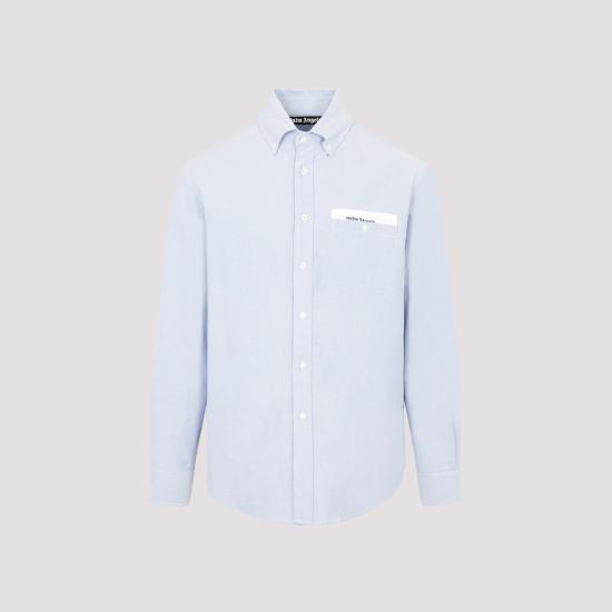  팜앤젤스 긴팔 긴팔 셔츠 PMGE012E23FAB001 4010 Light Blue - PALM ANGELS