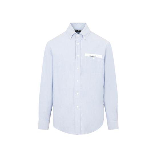  팜앤젤스 긴팔 긴팔 셔츠 PMGE012E23FAB001 4010 Light Blue