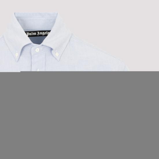  팜앤젤스 긴팔 긴팔 셔츠 PMGE012E23FAB001 4010 Light Blue - PALM ANGELS