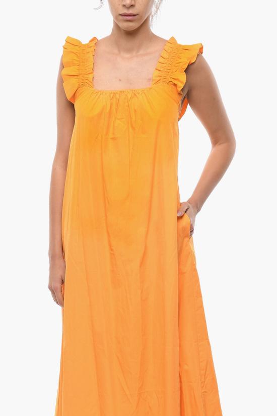  삼소앤삼소 미디 원피스 F00002123 0 RADIANT YELLOW Orange - SAMSOE SAMSOE