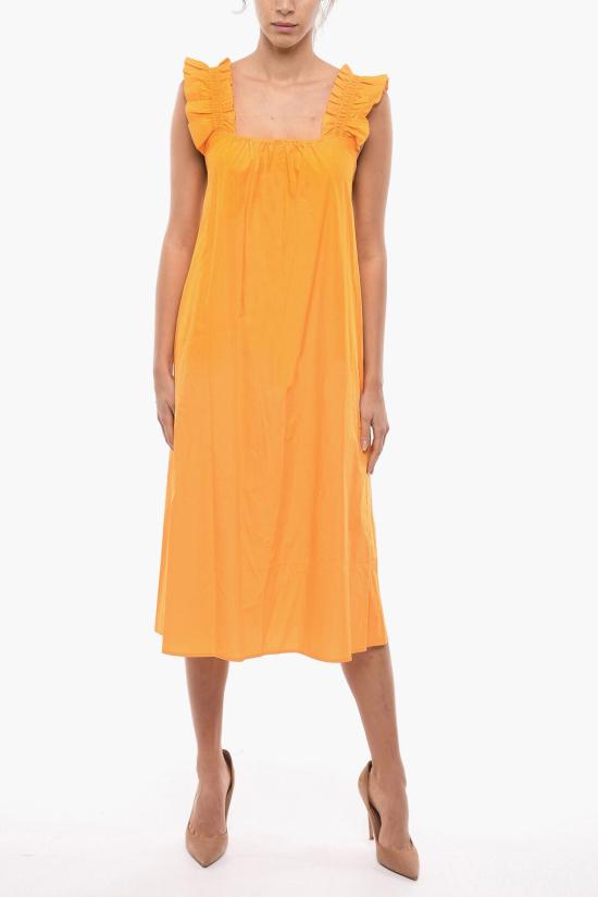  삼소앤삼소 미디 원피스 F00002123 0 RADIANT YELLOW Orange