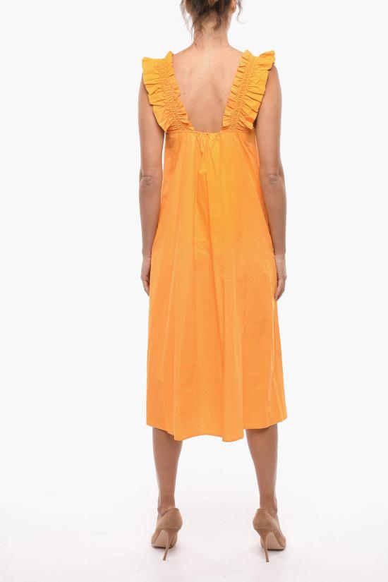  삼소앤삼소 미디 원피스 F00002123 0 RADIANT YELLOW Orange - SAMSOE SAMSOE