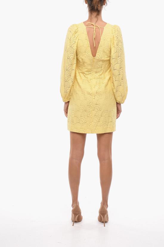  삼소앤삼소 숏 원피스 F22200158 0 GOLDEN MIST Yellow - SAMSOE SAMSOE