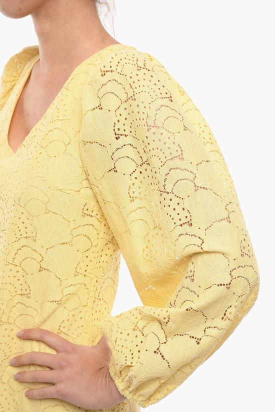  삼소앤삼소 숏 원피스 F22200158 0 GOLDEN MIST Yellow - SAMSOE SAMSOE