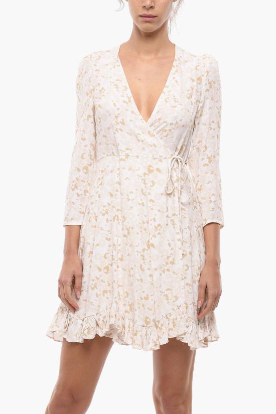  삼소앤삼소 숏 원피스 F22200131 0 DESERT FLOWER Beige - SAMSOE SAMSOE