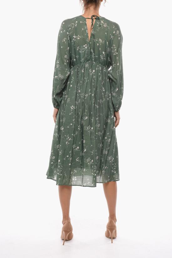  삼소앤삼소 미디 원피스 F22200124 0 GARDEN LACE Military Green - SAMSOE SAMSOE
