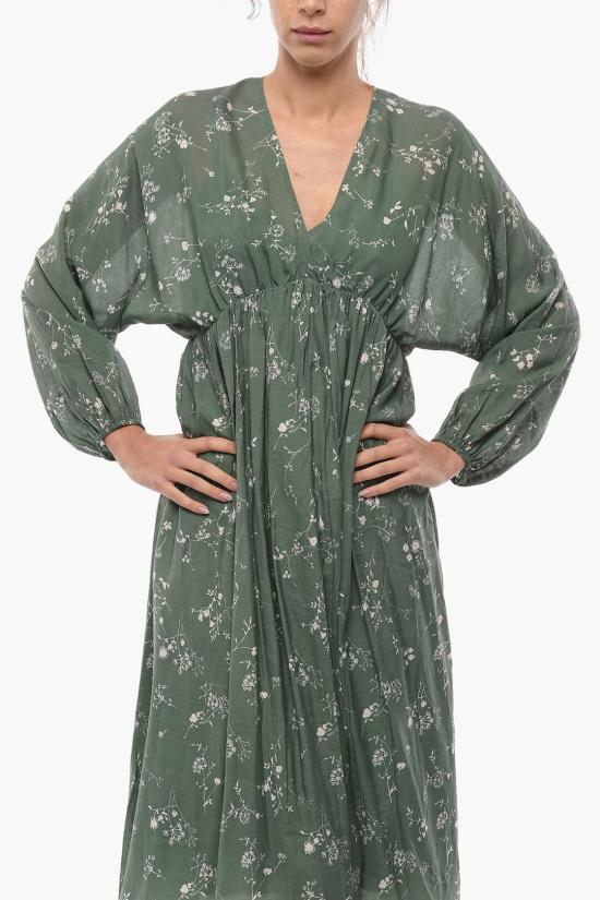  삼소앤삼소 미디 원피스 F22200124 0 GARDEN LACE Military Green - SAMSOE SAMSOE