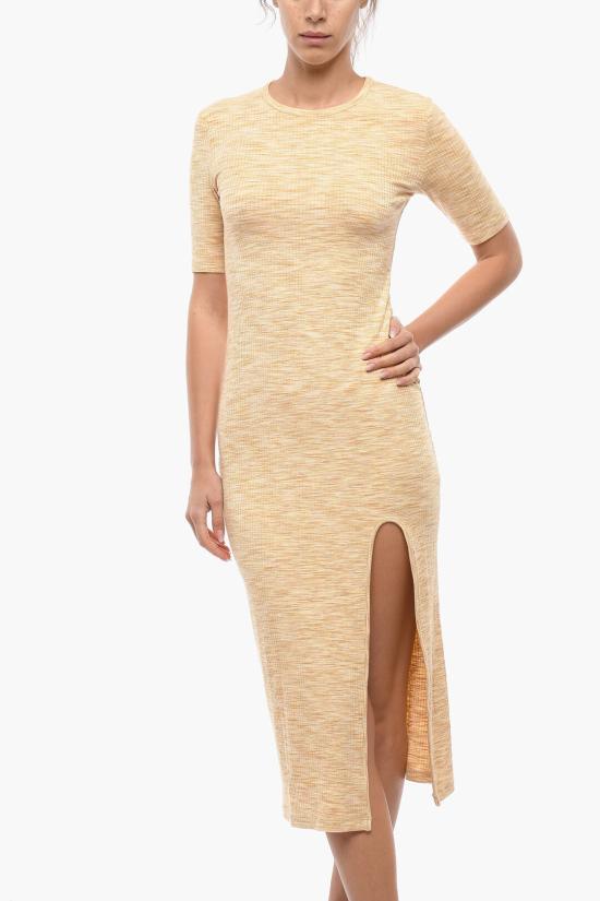  삼소앤삼소 미디 원피스 F22200012 0 DESERT SPACE DYE Beige - SAMSOE SAMSOE