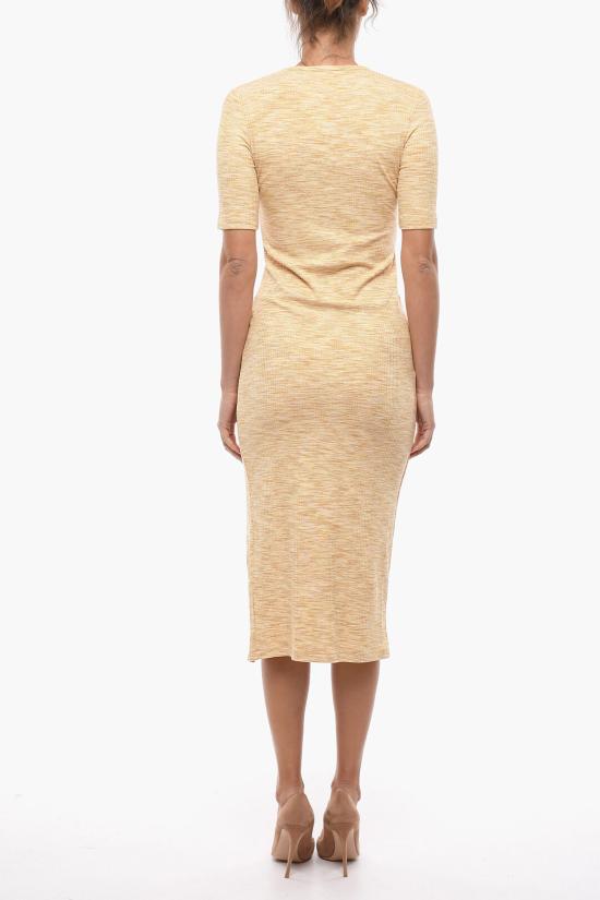 삼소앤삼소 미디 원피스 F22200012 0 DESERT SPACE DYE Beige - SAMSOE SAMSOE