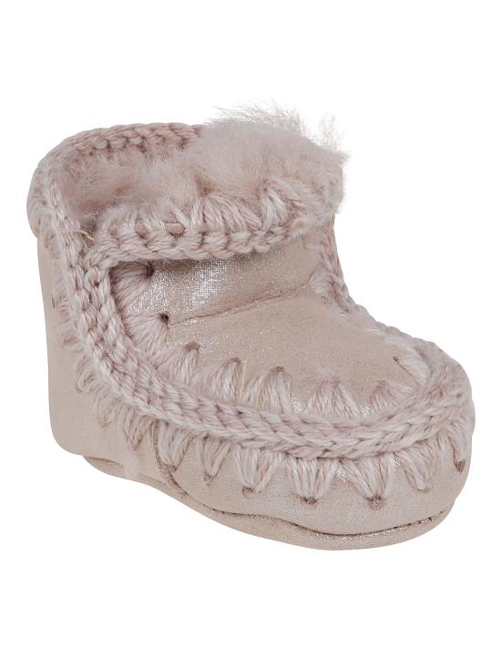  [키즈] 모우 미들 부츠 MU FI101000C MGROBE MICROGLITTER ROSE BEIGE - MOU