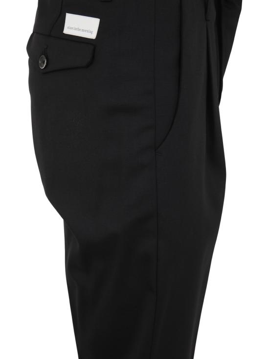  나인인더모닝 수트 팬츠 9FW23 FL131 BLACK - NINE IN THE MORNING