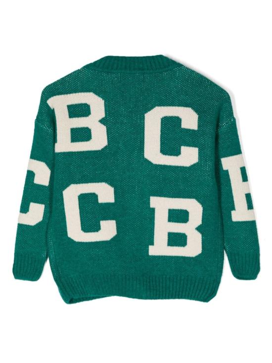 23FW [주니어] 보보쇼즈 가디건 223AC122 310 GREEN - BOBO CHOSES