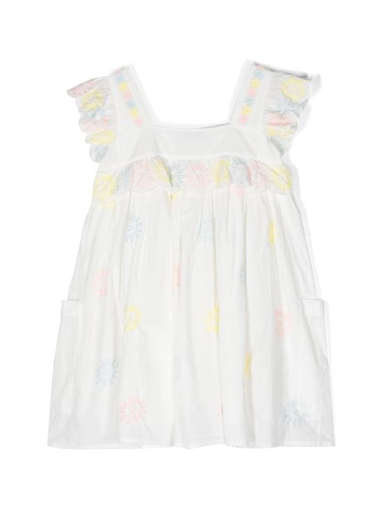  [키즈] 스텔라 맥카트니 원피스 TS1F72 Z1142 101EM IVORY EMBROIDERY - STELLA MCCARTNEY