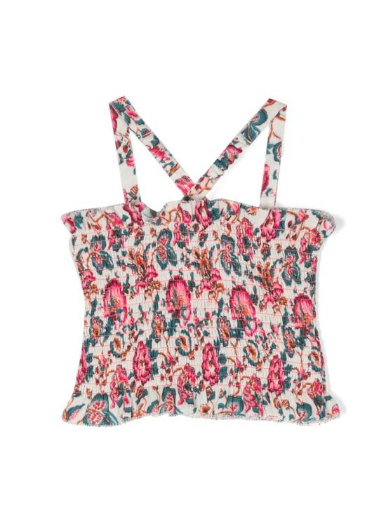 23SS [키즈] 루이스미샤 블라우스 GRI S23 C0386 CREAM INDIAN FLOWER - LOUISE MISHA