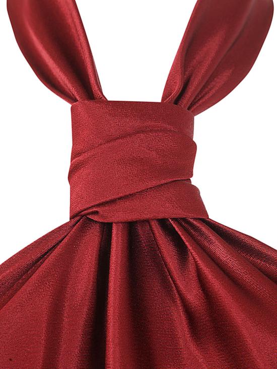  앤 드뮐미스터 롱 롱 원피스 2302 W DR15 FA369 037 037 BURGUNDY - ANN DEMEULEMEESTER