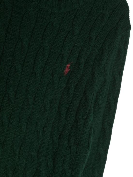  [키즈] 폴로 랄프로렌 키즈 캐시미어 니트 322 918291 002 002 MOSS AGATE HARV WINE PP - RALPH LAUREN