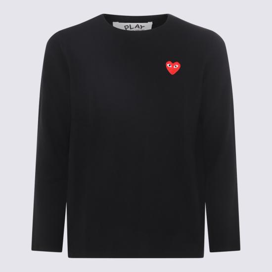  꼼데가르송 긴팔 티셔츠 P1N068 BLACK - COMME DES GARCONS