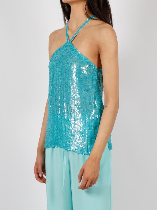  파로쉬 민소매 티셔츠 D311509 GEM23 051 VERDE ACQUA - PAROSH