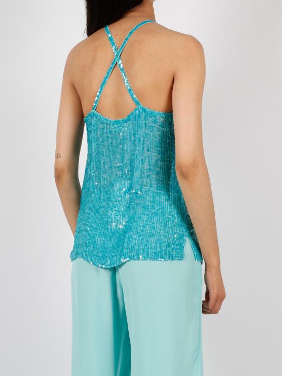  파로쉬 민소매 티셔츠 D311509 GEM23 051 VERDE ACQUA - PAROSH