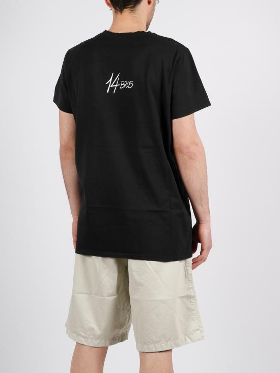  14 브로스 반팔 티셔츠 12679 A5128432 BLACK 900 - 14 BROS