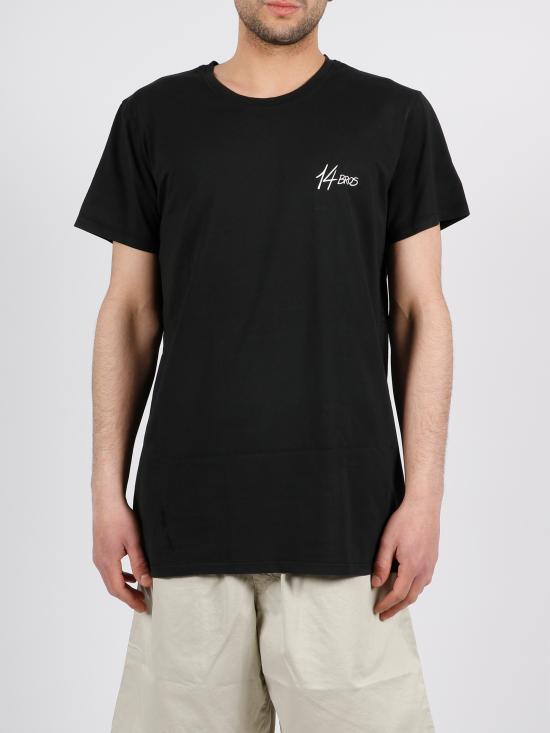  14 브로스 반팔 티셔츠 12679 A5128432 BLACK 900 - 14 BROS