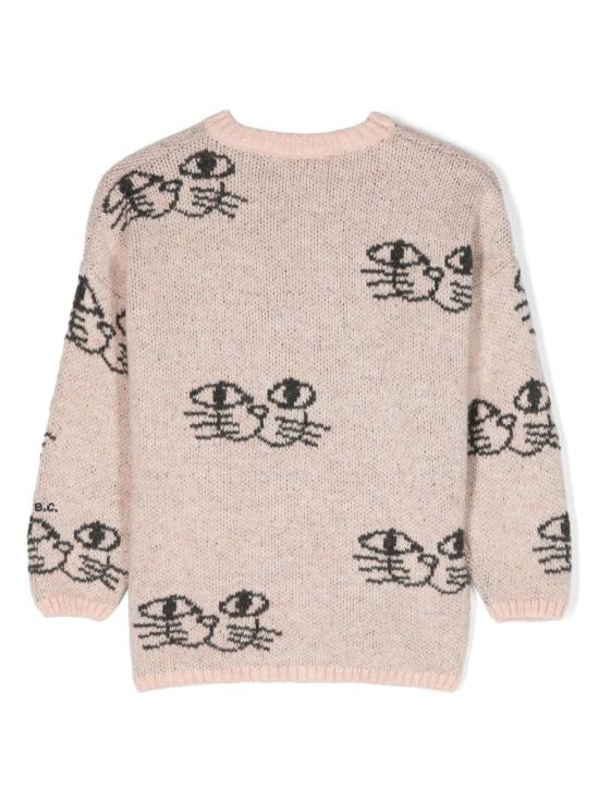  [주니어] 보보쇼즈 캐시미어 니트 223AC117 500 LIGHT PINK - BOBO CHOSES