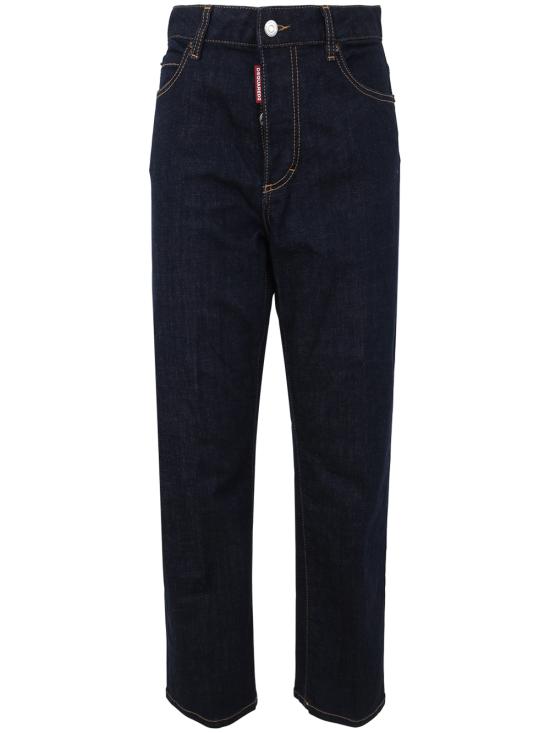  디스퀘어드2 데님 스트레이트 팬츠 스트레이트 팬츠 S75LB0834 S30664 470 NAVY BLUE