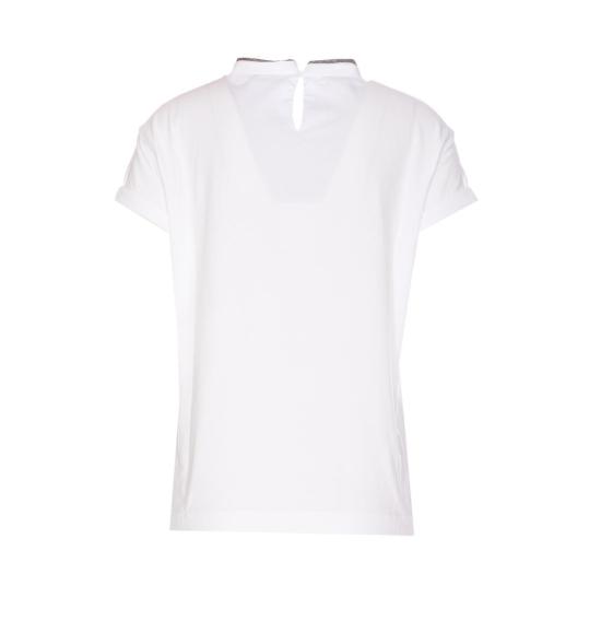 25FW 브루넬로 쿠치넬리 콘트라스트 트리밍  M0T18BD200C159 WHITE - BRUNELLO CUCINELLI