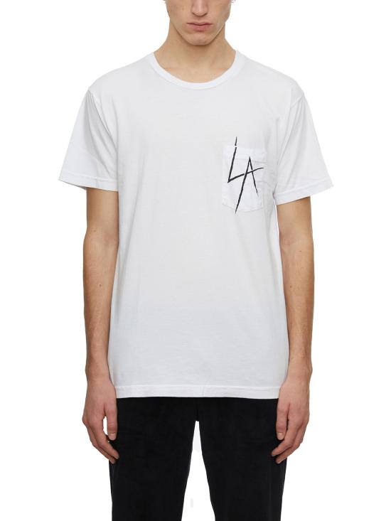  로컬 어쏘리티 반팔 티셔츠 GA21SSP00WASHEDWHITE White