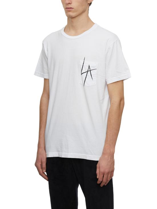  로컬 어쏘리티 반팔 티셔츠 GA21SSP00WASHEDWHITE White - LOCAL AUTHORITY