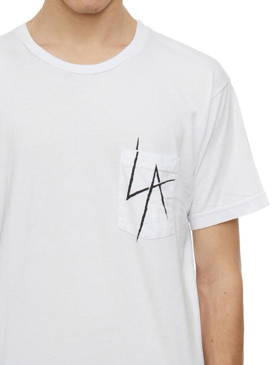  로컬 어쏘리티 반팔 티셔츠 GA21SSP00WASHEDWHITE White - LOCAL AUTHORITY