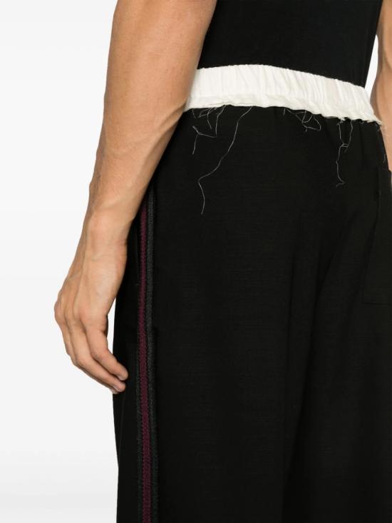  웨일즈보너 스트레이트 스트레이트 팬츠 WA23TR06WO03999 BLACK - WALES BONNER