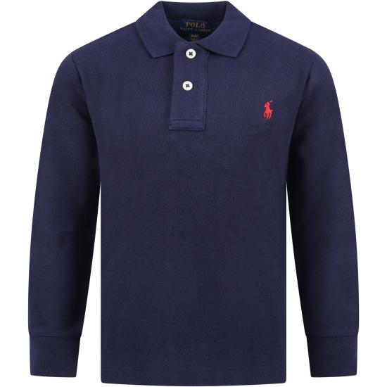 25FW [키즈] 랄프 로렌 폴로 셔츠 703634032 BLUE