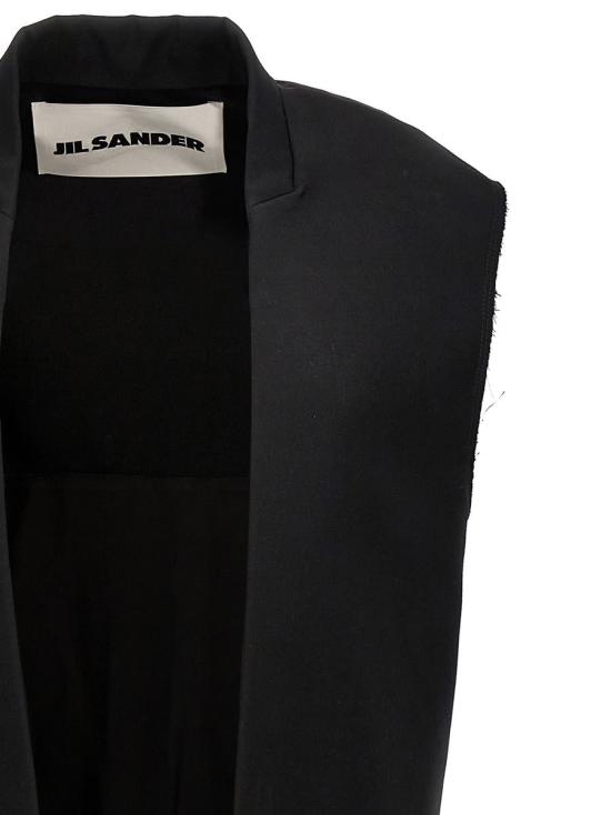  질샌더 베스트 J03AA0103JTN184001 BLACK - JIL SANDER