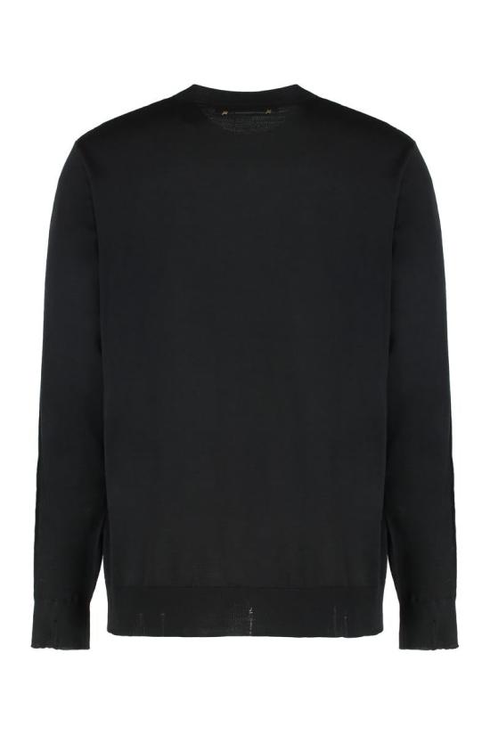 25FW 골든구스 스웨터 GMP00947P000665 90100 Black - GOLDEN GOOSE