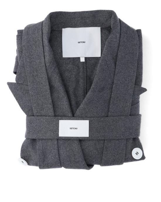  셋추 코트 U222J001W008GREY GREY - SETCHU