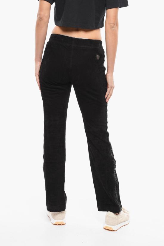  필립 플레인 스트레이트 팬츠 F18C WLT0019 PLE002N 02 Black - PHILIPP PLEIN