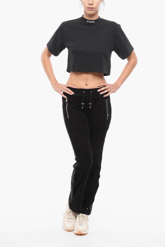  필립 플레인 스트레이트 팬츠 F18C WLT0019 PLE002N 02 Black - PHILIPP PLEIN