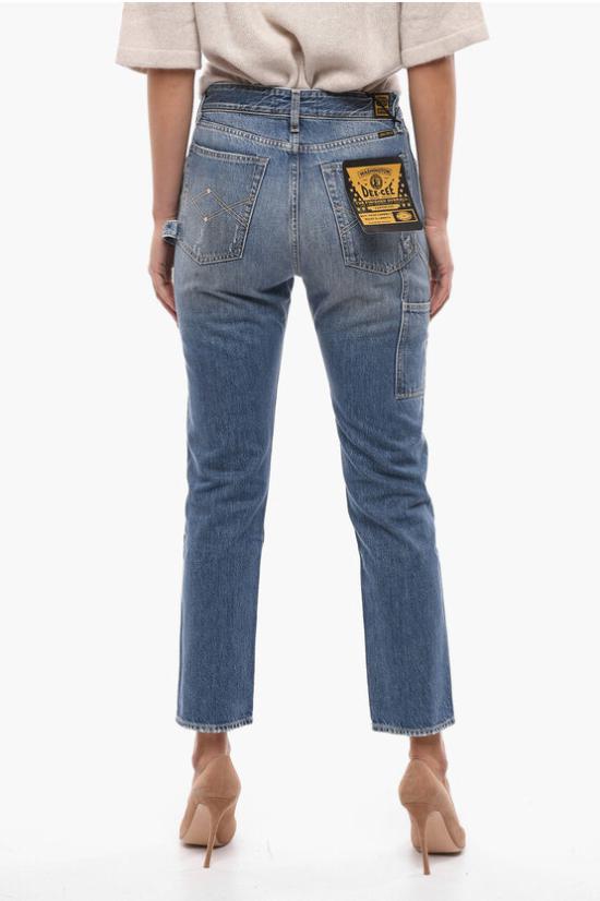  워싱톤디치 데님 스트레이트 팬츠 스트레이트 팬츠 PCWW0091 Blue - WASHINGTON DEE CEE