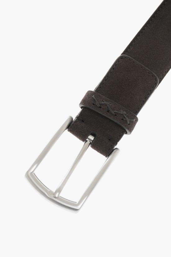  에르메네질도제냐 가죽 벨트 B014AZ LHCAS TDM Brown - ERMENEGILDO ZEGNA