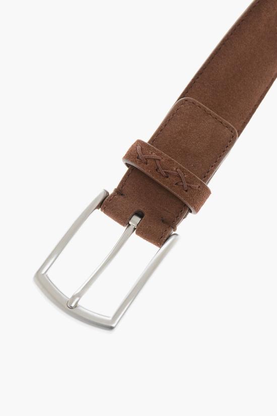  에르메네질도제냐 가죽 벨트 B014AZ LHCAS MAR Brown - ERMENEGILDO ZEGNA