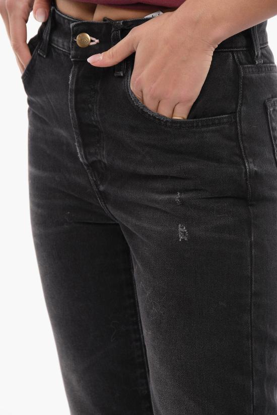  워싱톤디치 데님 스트레이트 팬츠 스트레이트 팬츠 PLWW0103 Black - WASHINGTON DEE CEE