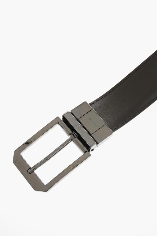  에르메네질도제냐 가죽 벨트 B011RZ LHMAV NTM Black - ERMENEGILDO ZEGNA